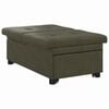 vidaXL Sovesofa Army Gr&oslash;n 194 x 67 x 82 cm Huahua Stof