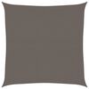 vidaXL solsejl 6x6 m 160 g/m&sup2; HDPE antracitgr&aring;