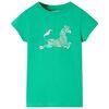 T-shirt til b&oslash;rn str. 128 gr&oslash;n