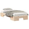 vidaXL Sengestel Brun 100 x 200 cm