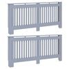vidaXL Radiatorcover 2 stk. Gr&aring; 172 x 19 x 81,5 cm Konstrueret tr&aelig;