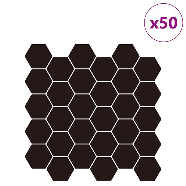 vidaXL Dekorative stickers 10 pcs Gr&oslash;n 30 x 30 x 0,8 cm