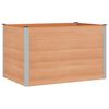 vidaXL H&oslash;jbed Brun 150 x 100 x 91 cm alu.