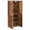vidaXL Highboard Gammelt tr&aelig; 69,5 x 34 x 180 cm Konstrueret tr&aelig;