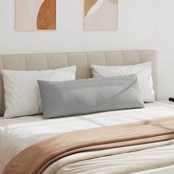 vidaXL Sofapuder 2 pcs Lysegrå 120 x 40 cm Stof