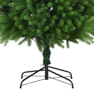 vidaXL kunstigt juletræ med naturtro nåle 240 cm grøn