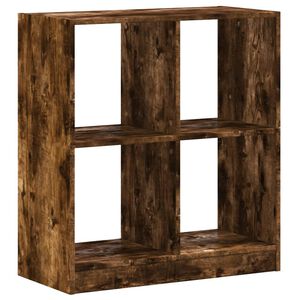 vidaXL skab 68,5x32x75 cm konstrueret tr&aelig; r&oslash;get egetr&aelig;
