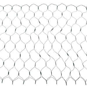 vidaXL Led net M&oslash;rkegr&oslash;n