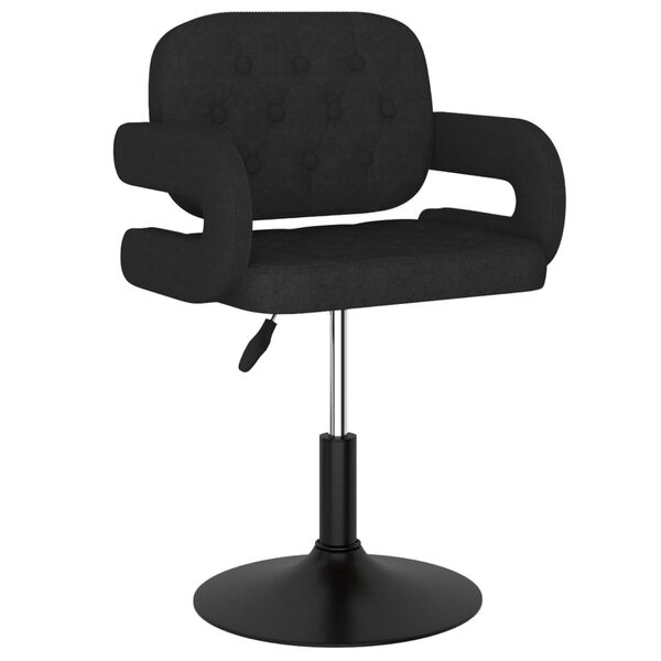 vidaXL drejelig spisebordsstol stof sort