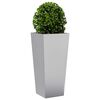 vidaXL plantekrukker 2 stk. 35x35x75 cm galvaniseret st&aring;l