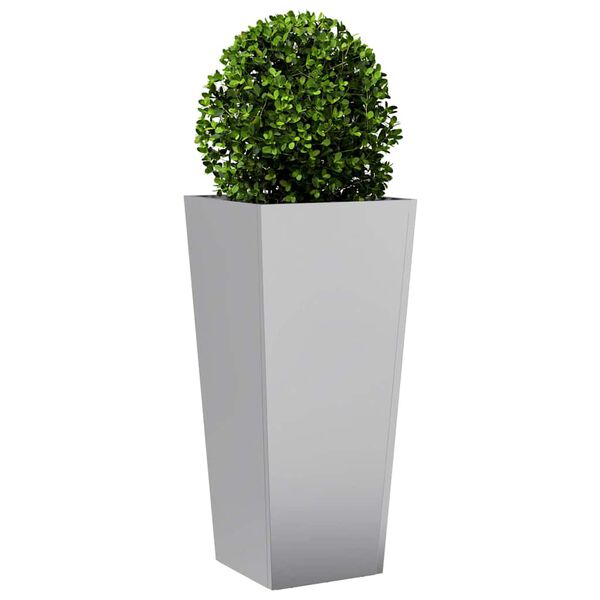 vidaXL plantekrukker 2 stk. 35x35x75 cm galvaniseret st&aring;l