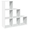 vidaXL rumdelerreol 3-lags hvid 99x29x99 cm konstrueret tr&aelig;