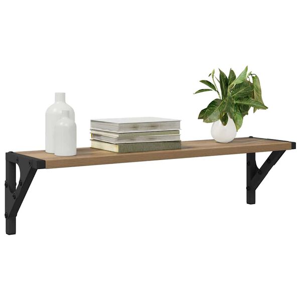 vidaXL V&aelig;ghylder med hylde 2 pcs Artisan Egetr&aelig; 60 x 15 x 15,5 cm