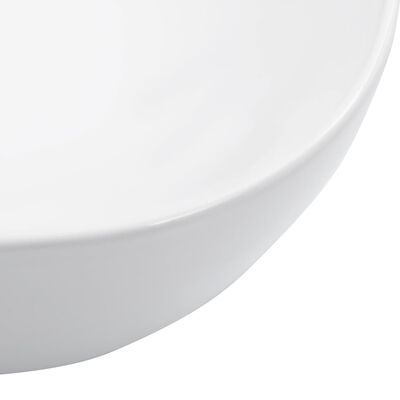 vidaXL håndvask 45,5 x 32 x 13 cm keramik hvid