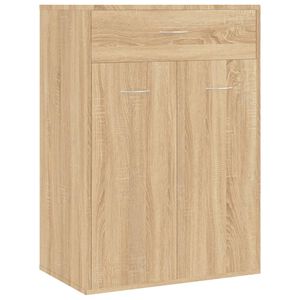 vidaXL skoskab 60x35x84 cm konstrueret tr&aelig; sonoma-eg