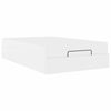 vidaXL Sengeramme med madras Andet 2 stk. Hvid PVC
