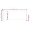 vidaXL sammenrullelig sidemarkise til terrassen 100 x 300 cm sort