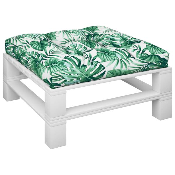 vidaXL hynde til pallesofa 70x70x12 cm bladm&oslash;nster