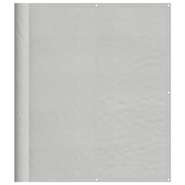 vidaXL altanafskærmning 120x500 cm 100 % polyester lysegrå
