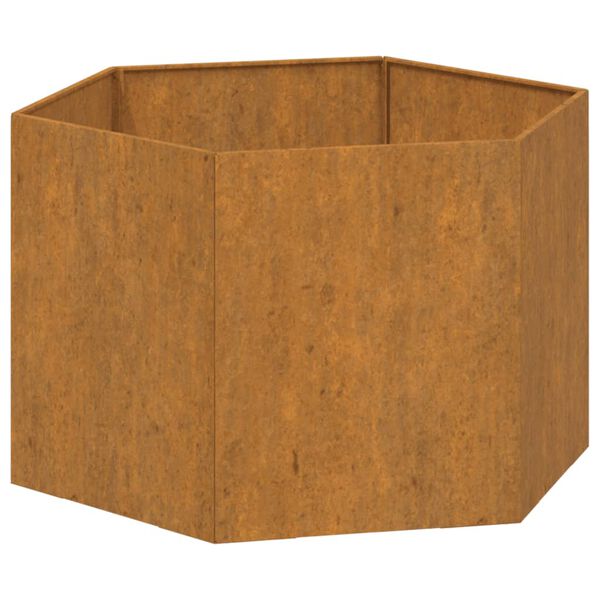 vidaXL plantekasse 60x60x45 cm cortenstål rustfarvet