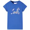 T-shirt til b&oslash;rn str. 128 koboltbl&aring;