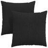 vidaXL Sofapuder 2 stk. Stof Sort 60 x 60 cm