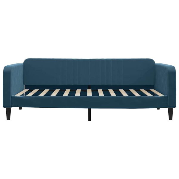 vidaXL daybed 100x200 cm velour bl&aring;
