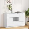 vidaXL Sideboard H&oslash;j gloss hvid 100 x 30 x 65,6 Konstrueret tr&aelig;