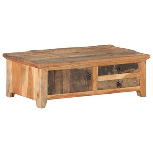 vidaXL sofabord 90x50x31 cm massivt genbrugstr&aelig;