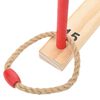 vidaXL Ring Toss Game Set Natur og R&oslash;d 41 x 41 x 16 cm