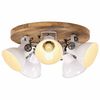 vidaXL loftlampe 50x50x25 cm 25 W E27 hvid