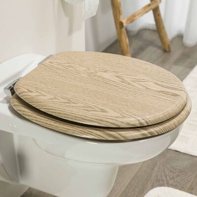 konjugat Rettelse Blændende Tiger soft-close toiletsæde Scaffold MDF brun 252022546 | vidaXL.dk