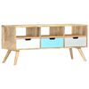 vidaXL tv-skab 110 x 35 x 48 cm massivt mangotr&aelig;