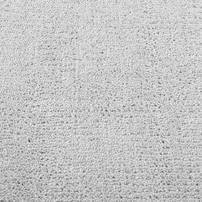 vidaXL gulvtæppe OVIEDO Ø 100 cm kort luv grå