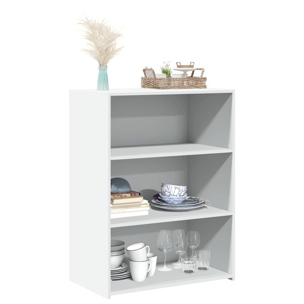 vidaXL reol 70x41x93 cm konstrueret tr&aelig; hvid