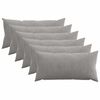 vidaXL Pudebetr&aelig;k 6 pcs HEERLEN Lysegr&aring; 40 x 80 cm cordfl&oslash;jl