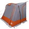 vidaXL Bagklapstelt personer 285 x 255 x 245 cm Gr&aring; og orange taft