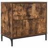 vidaXL Sengebord R&oslash;get eg 63.5 x 36 x 61 cm Konstrueret tr&aelig;