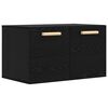 vidaXL V&aelig;gskab Sort eg 60 x 36,5 x 35 cm Konstrueret tr&aelig;