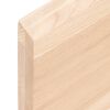 vidaXL bordplade 60x40x(2-4)cm naturlig kant ubehandlet massivt træ