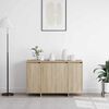 vidaXL Sideboard Sonoma-eg 120 x 41 x 75 cm Konstrueret tr&aelig;