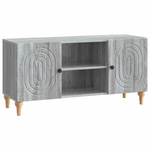 vidaXL TV-skab 102 x 34,5 x 50 cm Gr&aring; sonoma-eg Konstrueret tr&aelig;