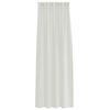 vidaXL Voile Gardin med gardiner 2 pcs Creme 245 x 140 cm Polyester