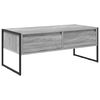 vidaXL Sofabord Gr&aring; Sonoma 100 x 46 x 40 cm Konstrueret tr&aelig;