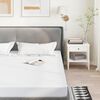 vidaXL madrasbeskytter 120x200 cm vandt&aelig;t hvid