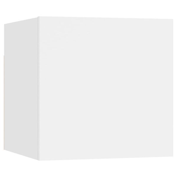 vidaXL tv-skabss&aelig;t 9 dele konstrueret tr&aelig; hvid