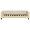 vidaXL daybed 80x200 cm stof cremefarvet