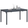 vidaXL Extension Table Antracit 180 x 80 x 76 cm Stål