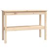 vidaXL konsolbord 110x40x75 cm massivt fyrretr&aelig;