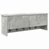 vidaXL V&aelig;gmonteret Jakkeholder med hylde Beton Gr&aring; 80 x 20 x 30 cm